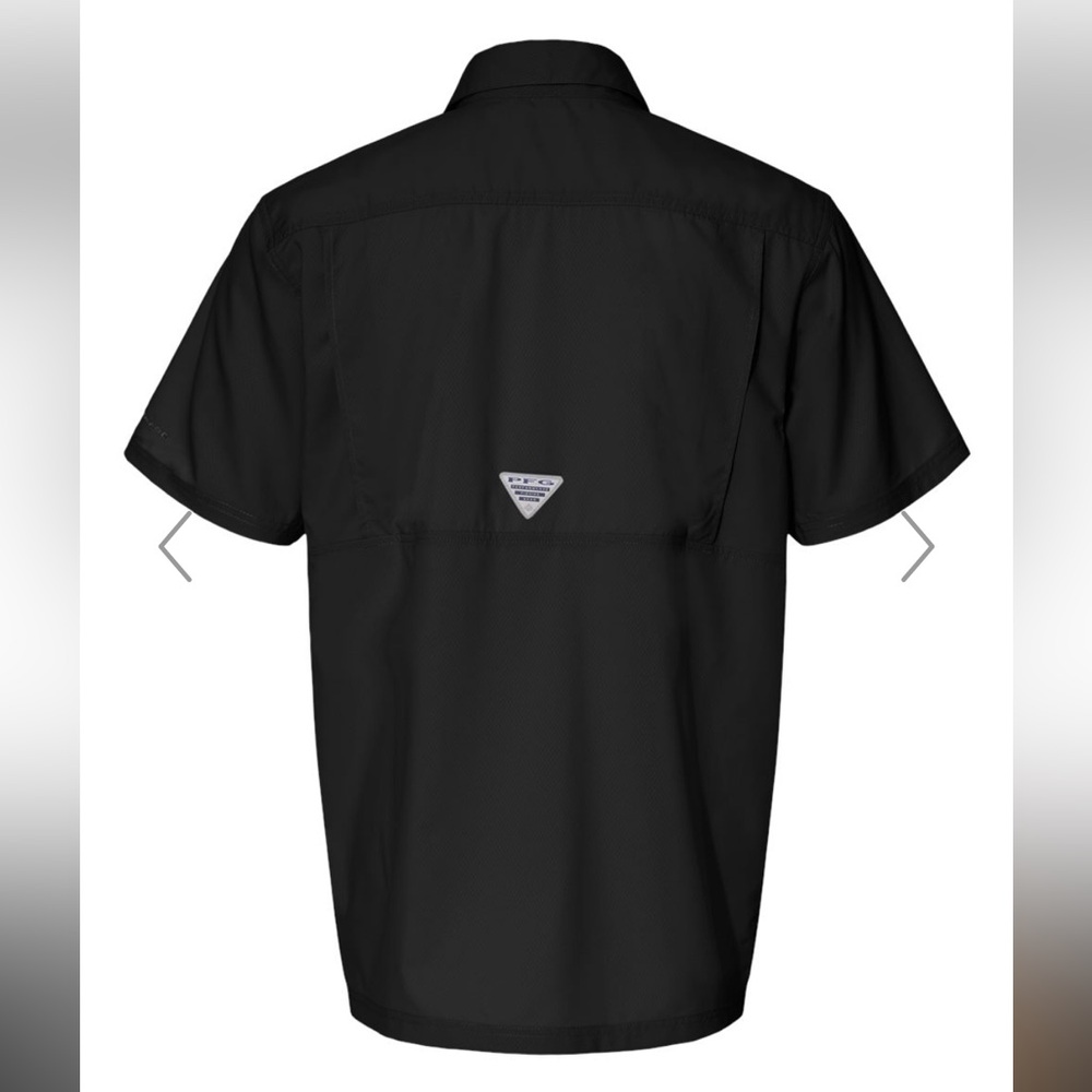 Columbia PFG Black Short Sleeve Shirt - Picture 4 of 8